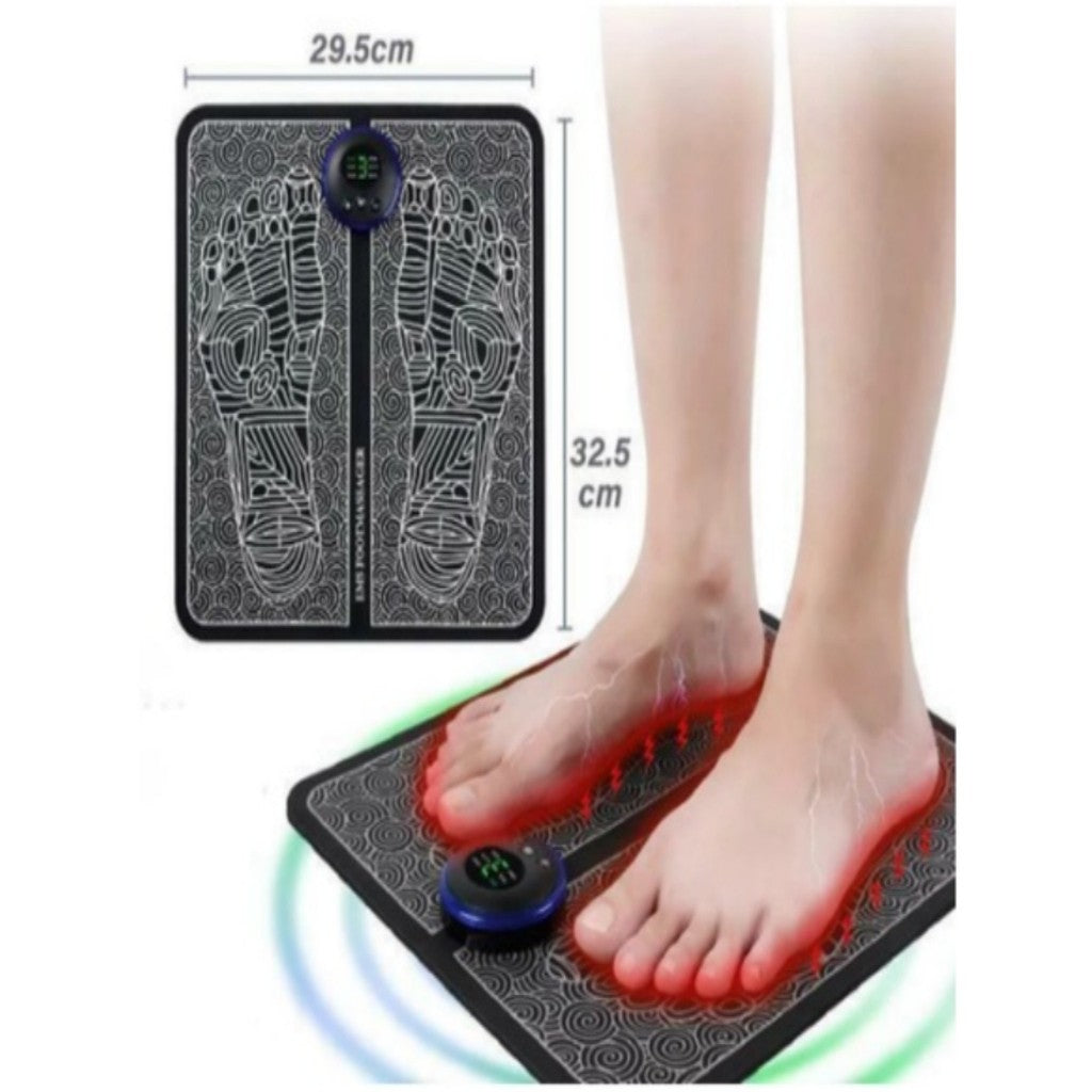 Massageador Elétrico Portátil para Pés – Alívio Imediato da Dor e Relaxamento