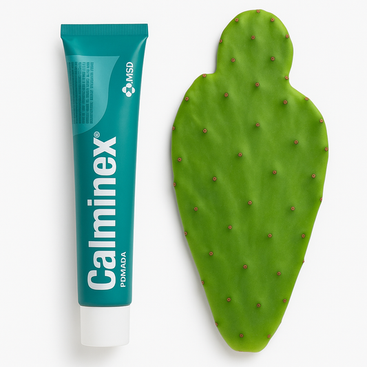 Combo: Pomada Calminex 30g + Palma de Cacto (Sem Espinhos)