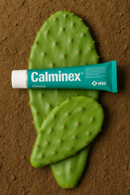 Combo: Pomada Calminex 30g + Palma de Cacto (Sem Espinhos)